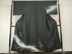ひげ紬 訪問着 身丈 裄 紬 抽象模様 モード 着物 052b - メルカリ