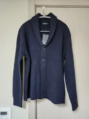 マッシモ ドゥッティ ウール カシミア ショールカラー カーディガン