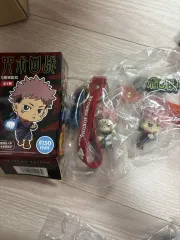 呪術廻戦 Qバージョン フィギュア キーホルダー 虎杖 悠仁 + 宿儺