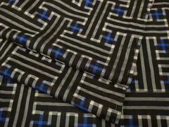 平和屋着物●本場大島紬　龍郷絣　秋名バラ　正絹　逸品　CABB6388ut