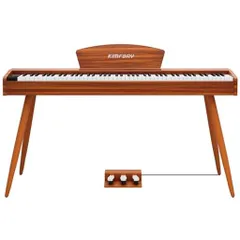 ❣️新品❣️KIMFBAY 電子ピアノ 88鍵盤 ハンマーアクション鍵盤 木製 Amazon | KIMFBAY 電子ピアノ 88鍵盤 ハンマーアクション鍵盤 木製