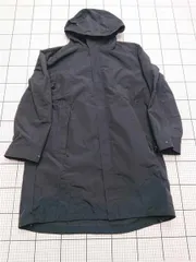 ◇ ⊇ ナノ・ユニバース nano・universe ヒートコントロールウェア フーデッドコート ブラック系 メンズ M E  【1512020028357】