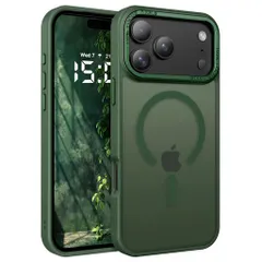 AVETULiPhone17ProMaxケースMagSafe対応ワイヤレス充電対応マット仕上げマグネット搭載超強磁力滑り止め米軍MIL規格耐衝撃iPhone17ProMaxケースストラップホールアイフォン17プロマックス