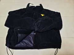 マークゴンザレス ブラック コーデュロイ パファー ショートダウン ポール1261