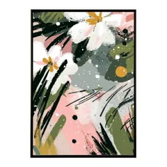 【A4サイズ（約21x30cm）】【lm-poster-8654】【フレーム付き】ミステリーフラワー 花 絵画 アート モダン インテリア おしゃれ  プリントポスター フォト イラスト お洒落