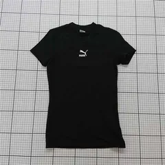 ◇ ⊂ プーマ PUMA ロゴTシャツ XS ブラック系 レディース E  【1512100000785】