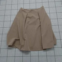 ◇ Θ ナノ・ユニバース nano・universe ベージュ系フレアスカート Sサイズ レディース E  【1512100001393】