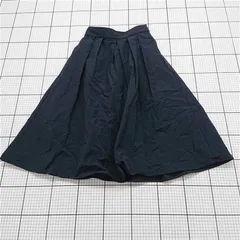 ◇ ⊂ ノーリーズ NOLLEY'S 38 ネイビー系フレアスカート レディース E  【1512100001355】