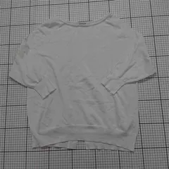 ◇ Θ ラ トータリテ La TOTALITE コットンニットプルオーバー ホワイト系 レディース E  【1512100001317】