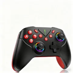 Switchコントローラー、Bluetooth無線接続、Switch1/2世代対応、マクロ機能搭載、4段階HD振動、背面ボタン付き、Android/iOS/PC対応