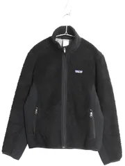 【お得なクーポン配布中!】 パタゴニア クラシック レトロX ジャケット レディース M / 08年製 ボア パイル フリース フルジップ ハイネック ブルゾン アウトドア 黒