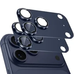 「2枚セット」カメラフィルムiPhone17ProMax用カメラ保護全面保護黒縁取り超高透過率アイフォン17promaxレンズカバー耐衝撃9H強化ガラス一体化いphone17プロmaxカメラカバーアルミレンズガード