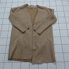 ◇ ⊇ チャオパニック Ciaopanic ノーカラージャケット ベージュ系 Fサイズ レディース E  【1512100003861】