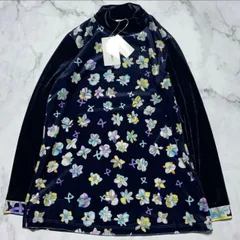 美品 ❤️近年❤️レオナール❤️チュニック❤️40❤️ワンピース❤️ 黒 花柄 brand-td-store_00003549