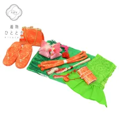 【中古】 女の子 七五三 3歳 着付小物 10点セット リサイクル着物 草履 バッグ 帯締め 帯揚げ しごき はこせこ ビラ簪 末広 髪飾り キッズ お正月 ひなまつり kkb3302b[ 和服 節句 子供 アウトレット きもの kimono ]