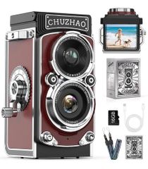 CHUZHAO 二眼レフカメラ 本体 CHUZHAO 二眼レフ風 デジタルカメラ 本体 - メルカリ