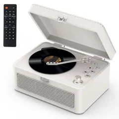 GuerayCDプレーヤーレトロBluetooth受信&送信HiFIスピーカー内蔵充電可能ポータブルcdplayerUSB再生AUX入力A-Bリピート機能遠隔操作FMラジオCDラジカセイヤホン対応語学学習音楽鑑賞