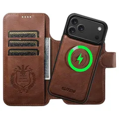 JCGOODiPhone17ProMaxケース手帳型分離式2in1取り外し可能MagSafe対応いphone17promaxケース手帳カード収納マグセーフワイヤレス充電対応アイフォン17プロマックスケース