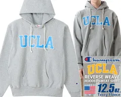 チャンピオン リバースウィーブ フーディ スウェット Champion REVERSE WEAVE HOODED SWEAT SHIRT MADE IN USA UCLA 12.5oz. OXFORD GREY c5-w101 パーカー