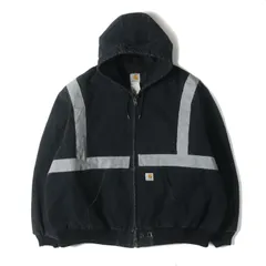Carhartt カーハート ジャケット ブラック 黒 サイズ:5XL Regular | 00s リフレクター 裏フリース ダック アクティブ ジャケット (1107 122994) | 00年代 古着 ヴィンテージ | アウター【メンズ】【中古】