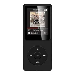 40時間再生AGPTEKMP3プレーヤー32GB内蔵HIFI音楽プレーヤー超軽量128GBまで拡張可能ボタン操作音楽プレーヤーロスレスサウンドFMラジオダイレクト録音対応目覚まし時計操作簡単小型のサムネイル