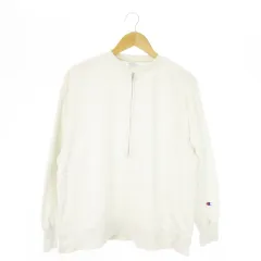 チャンピオン CHAMPION トレーナー スウェット ハーフジップ 長袖 Cロゴワッペン 裏毛 杢 F ライトグレー /AO7