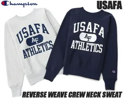 チャンピオン リバースウィーブ クルーネックスウェットシャツ Champion REVERSE WEAVE CREW NECK SWEAT USAFA 11.5oz.  c3-y013 トレーナー 青単色タグ