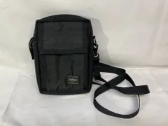 PORTER ポーター ダイヤ柄 2WAY ミニショルダーバッグ ポーチ カラー：ブラック