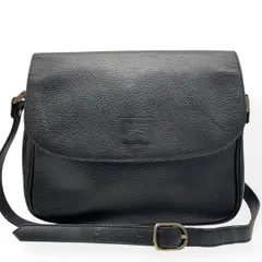 良品 Burberrys　バーバリー　ショルダーバッグ　ブラック　斜め掛け　黒