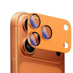 Apapeyaカメラ保護フィルムiPhone17ProMax用カメラカバー【宇宙航空アルミ合金材料】+9H強化ガラス耐衝撃全面保護サンドブラスト処理一体感/露出オーバー防止/AR高透過率/2025秋発売アイフォン…