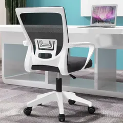 オフィスチェアデスクチェア人間工学テレワークチェア10CM昇降ロッキング機能疲れない椅子厚手高反発クッション360度回転通気性メッシュ腰サポートナイロン樹脂ベースおしゃれPCチェア…