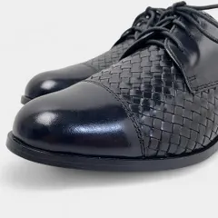 コールハーン　ジャガー グランド ウィーブ オックスフォード　ブラック