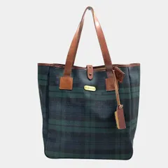 ポロラルフローレン　トートバッグ　ブラックウォッチ　チェック