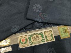 未着用に近い！美品＊夏結城＊はたおり娘＊奥順謹製＊夏物＊着物