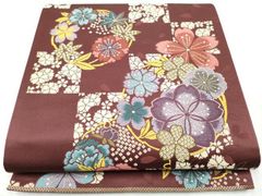 袋帯 芯なし仕立て 正絹 振袖 桜 未使用品 F1558 - メルカリ