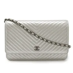 CHANEL シャネル シェブロン Vステッチ チェーンウォレット ショルダー CHANEL シャネル シェブロン Vステッチ チェーンウォレット ショルダー