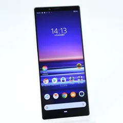 【美品＊電池良好】au SIMフリー Xperia 1 SOV40 ホワイト