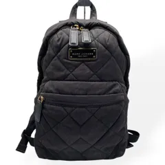 良品　MARC JACOBS　リュック　キルティン　ナイロン　ブラック
