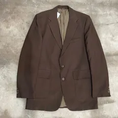 70s Levi's リーバイス アクションスーツ テーラードジャケット 茶色 サイズ40L No.S055