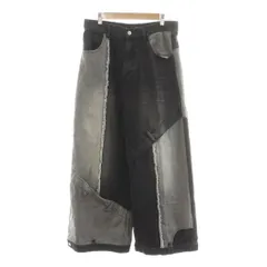 ハレ HARE デニムパンツ ジーンズ ワイド S 黒 ブラック /RR