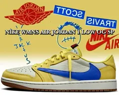 ナイキ ウィメンズ エアジョーダン 1 ロー トラビス・スコット NIKE WMNS AIR JORDAN 1 LOW OG SP TRAVIS SCOTT canary/racer blue-light silver dz4137-700