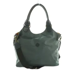 クレドラン CLEDRAN 2way トートバッグ ショルダーバッグ レザーハンドル ブルーグレー /MI ■OS