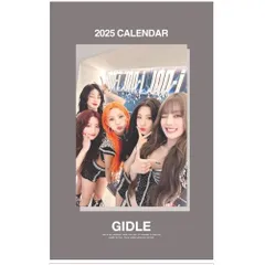 2025 壁掛けカレンダー [K-STAR Wall Calendar] (ジー・アイドゥル、ヨジャ・アイドゥル (G)I-DLE)R12303