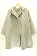 【中古】 BEAUTY & YOUTH UNITED ARROWS レディースポンチョ M リバーポンチョコートBEAUTY & YOUTH UNITED ARROWSMグレー 灰無地