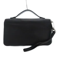 ディオールオム Dior HOMME 財布 ウォレット クラッチバッグ セカンド レザー 革 ロゴ 黒 ブラック /JS ■GY18のサムネイル