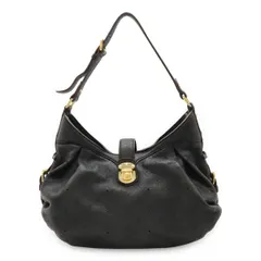 LOUIS VUITTON ルイ ヴィトン モノグラムマヒナ XS ショルダーバッグ ワンショルダー セミショルダー 肩掛け レザー ノワール 黒 ブラック M95660