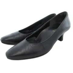 アシックス asics GIRO パンプス シューズ ローヒール 22.5cm 黒 ブラック /AE