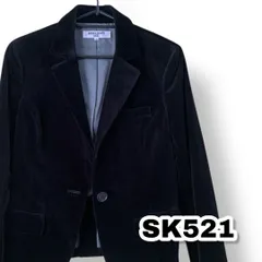 NATURAL BEAUTY BASIC（ナチュラルビューティーベーシック）テーラードジャケット 黒色 Lサイズ レディースジャケット　管理SK521