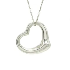 TIFFANY&Co. ティファニー エルサペレッティ オープン ハート ペンダント ネックレス ラージサイズ SV925 Ag925 シルバー