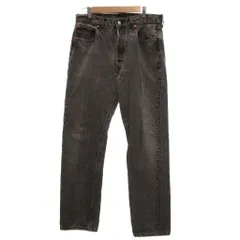 リーバイス Levi's ヴィンテージ USA製 90’s 501 デニムパンツ ジーンズ 色落ち 後染め W34 L34 グレー /JS ■GY61
